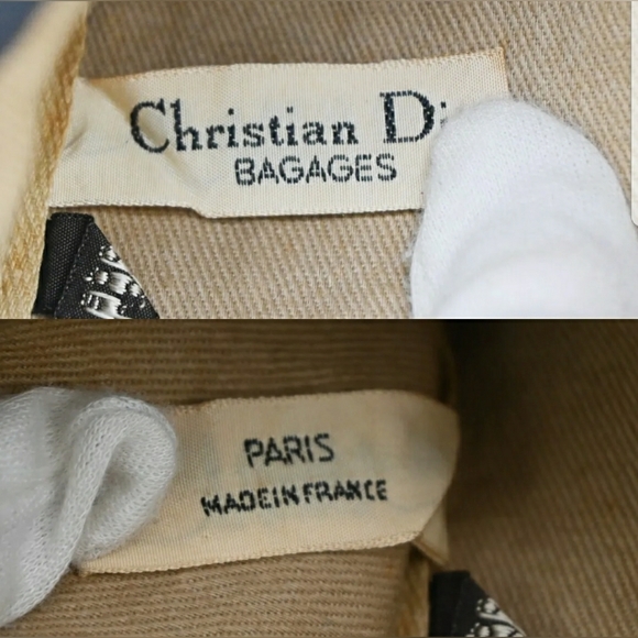 🌬CHRISTIAN DIOR Trotter Pattern Travel Hand Bag C - Picture 14 of 15